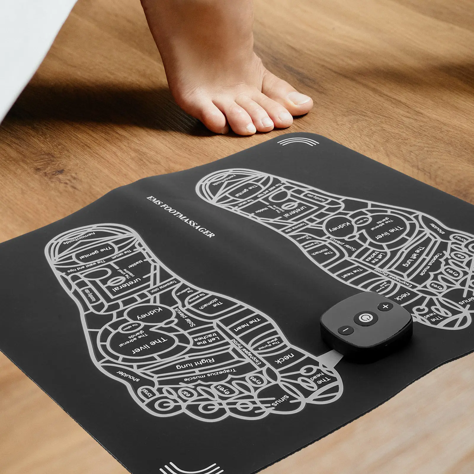 

Микротоковый массажер для ног, 1 шт., с зарядкой от USB, 15 режимов интенсивности, электрическая массажная накладка для стоп, для домашнего ухода и терапии ног