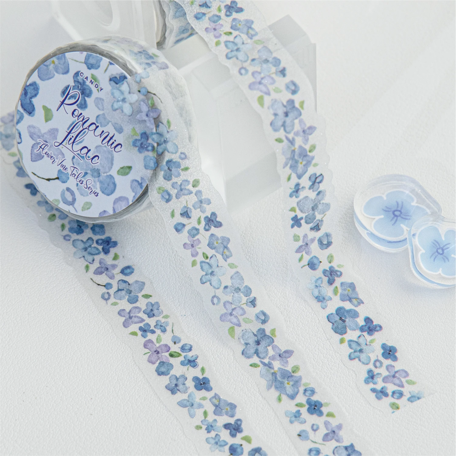 Nastro in PET decorativo retrò adorabile e carino della serie Flower Vine Story da 12 pacchi/lotto