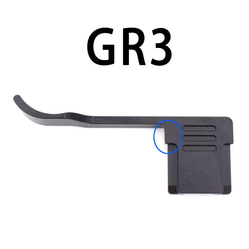กล้อง Hot Shoe Grip Thumb Up Rest เก็บผู้ถือวงเล็บโลหะสําหรับ RICOH GR3 GR III อุปกรณ์เสริมสําหรับกล้อง CNC อลูมิเนียม