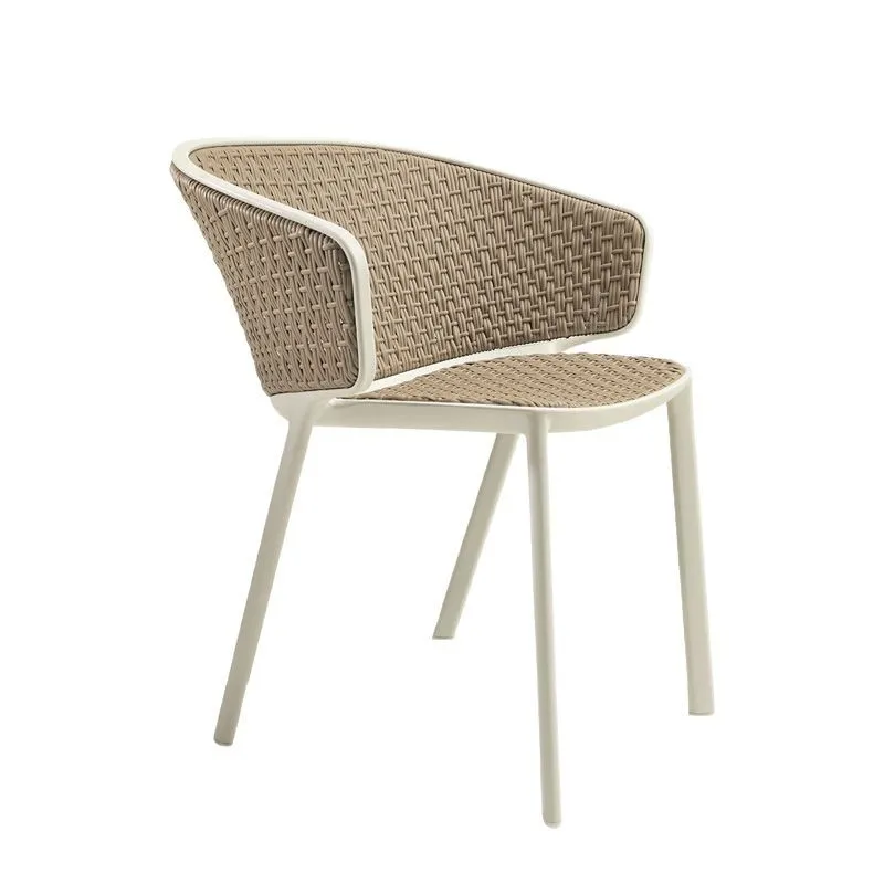 

Nordic courtyard outdoor tables and chairs leisure balcony tables and chairs designer rattan dining table and chairs waterproof