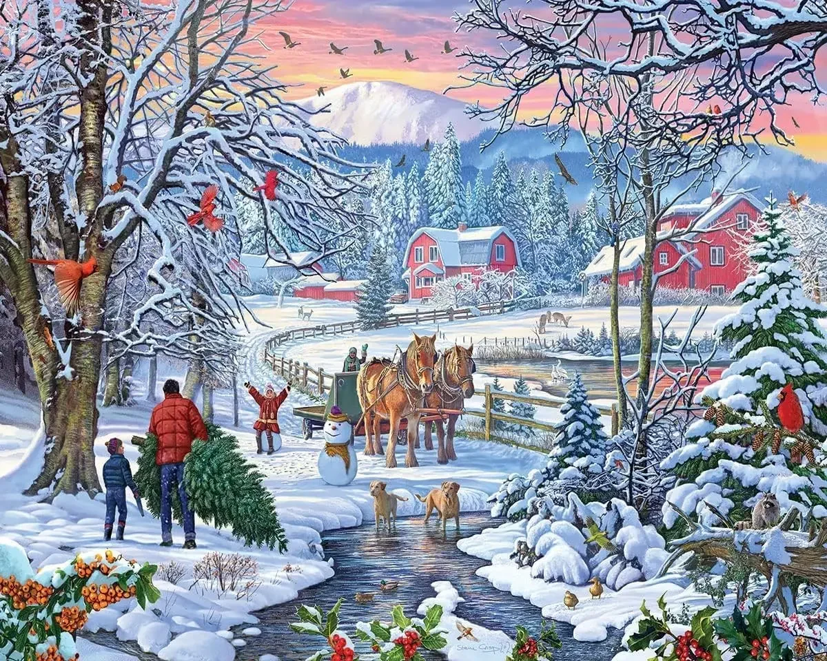 

520/500/300 Pieces Wooden Puzzle for The Perfect Tree Jigsaw Puzzles for Challenging Family Activity Games Party Birthday Gift