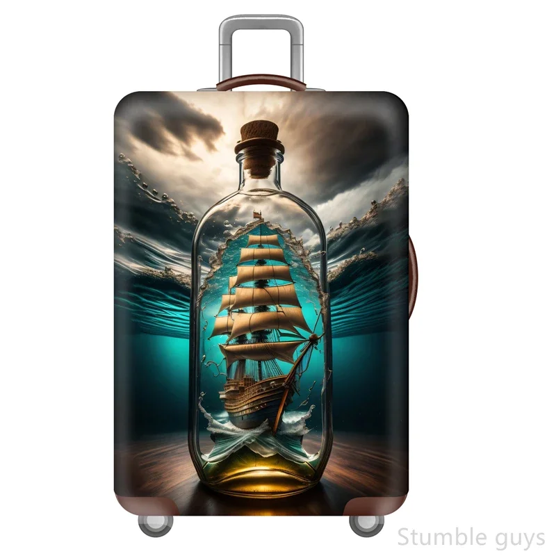 

Durable Washable Stretchy Luggage Cover Protective Anti-Dust Suitcase Protector Essential Fits 18-32 Inch Luggage