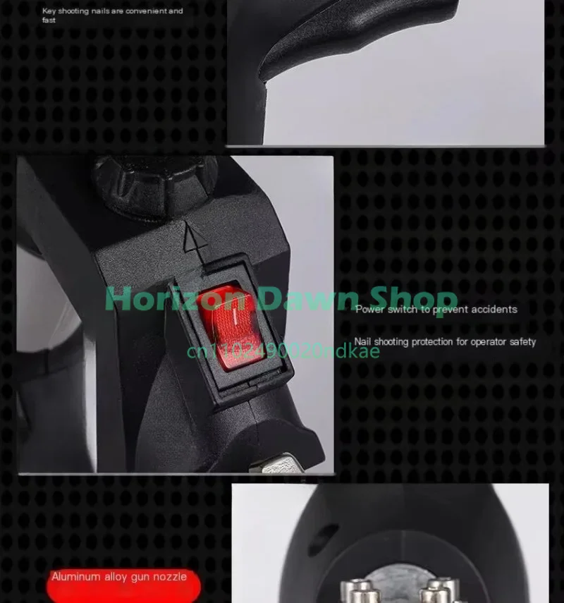 Woodworking Machinery Electric Gun Machine Headlight Tail Light Seal Straight Nail Door Nail Dual-purpose Nail Gun