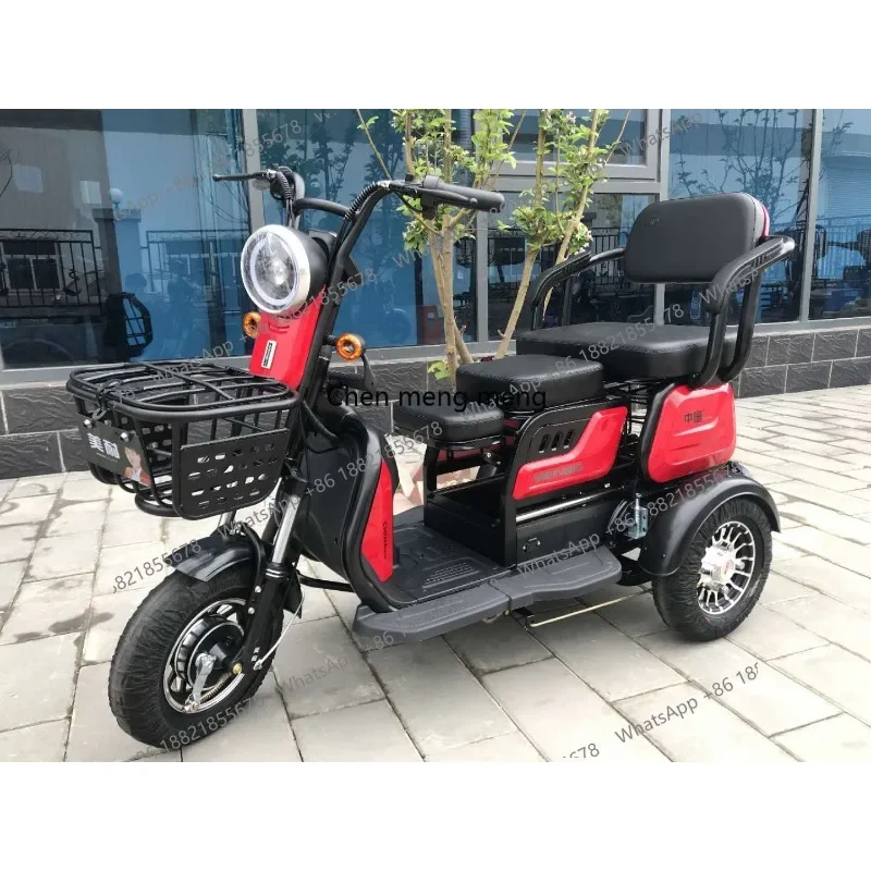 

Factory Adult Three Wheel Battery 48v 20ah 600w Tricycle 3 Wheel Electric