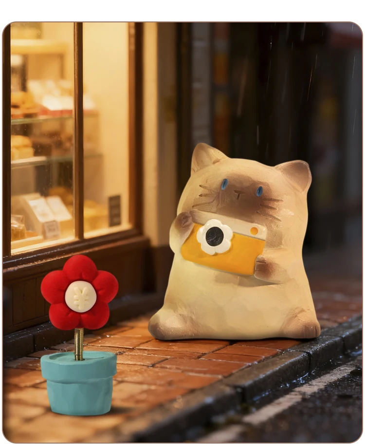 【Bestseller】Kitten Pai begleitende tägliche Serie, Dekoration, Blindbox, niedliche Mini-Puppe, Desktop-Cartoon-Ornament, Überraschungsgeschenke – Detail 11