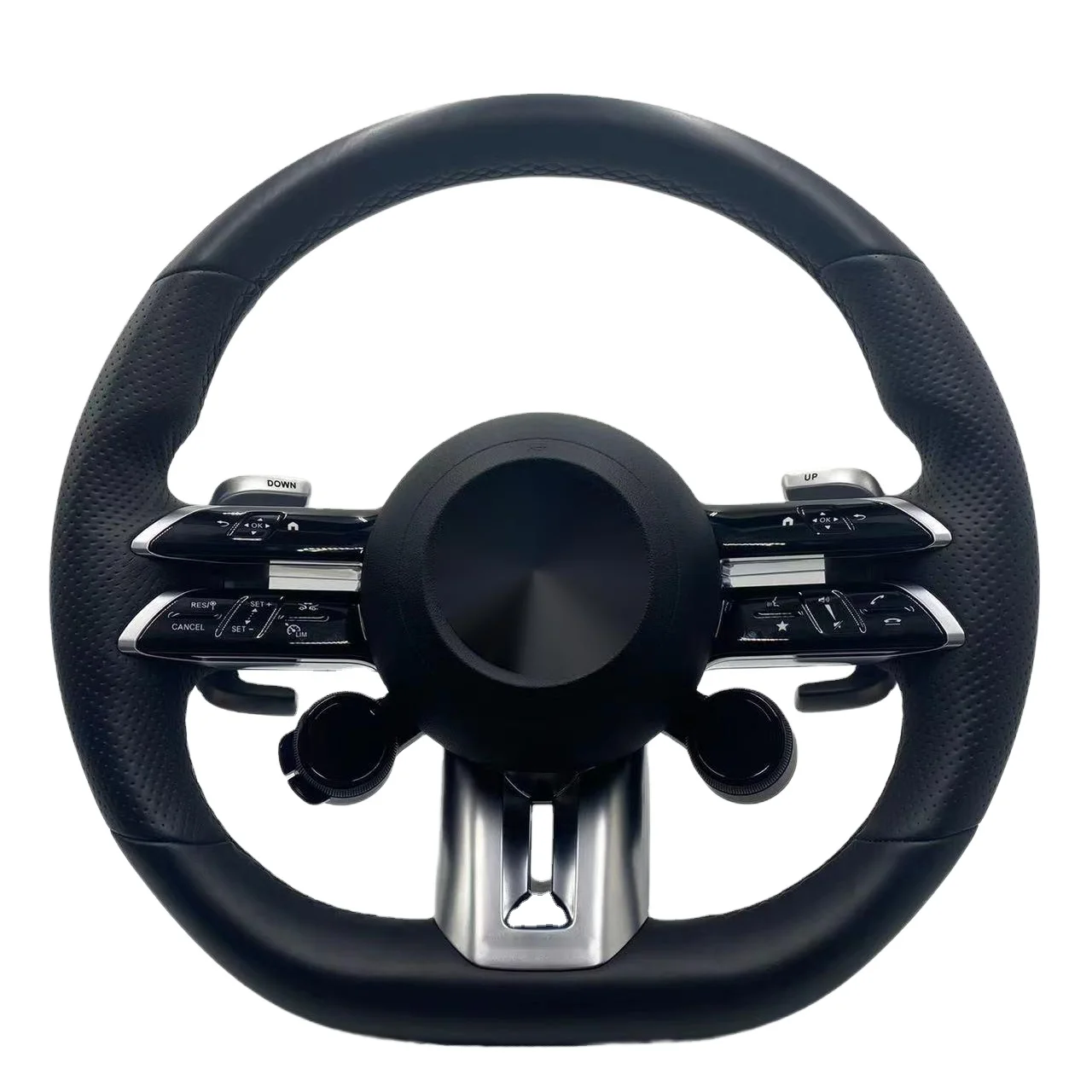 Suitable for Mercedes Dragonfly steering wheel assembly, new original factory, with two knobs, direct installation