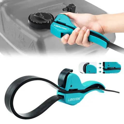 LIBRATON 1PC Multifunctional Belt Wrench Adjustable Rubber Strap Jar Wrench Tool Opener Wrench Cartridge Pipe Oil Filter Tool
