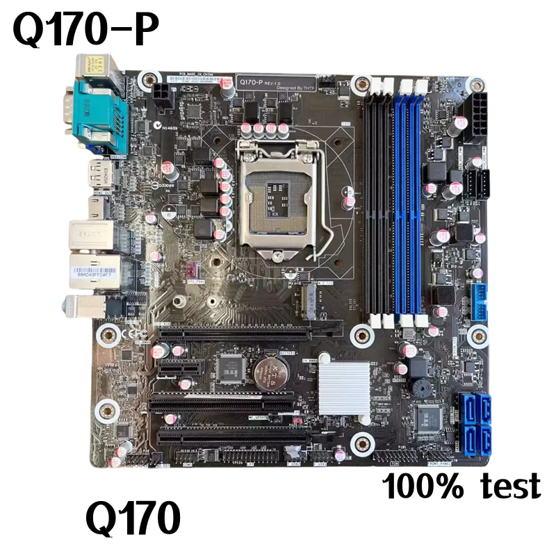 

For Tsinghua Tongfang Q170-P Desktop Motherboard LGA 1151 DDR4 Q170 Mainboard 100% tested fully work