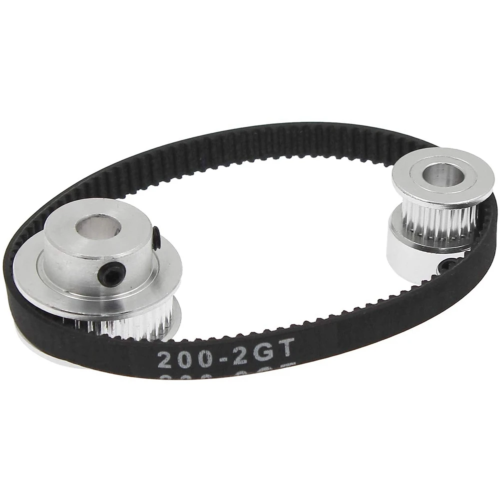 

4 комплекта GT2, натяжной шкив ремня ГРМ, комплект алюминиевых синхронных колес для 3D-принтера, механический привод с ЧПУ