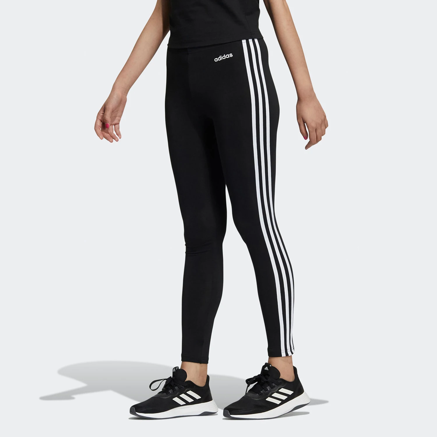 

Оригинальные женские спортивные трикотажные брюки Adidas NEO с полосатым принтом H36755