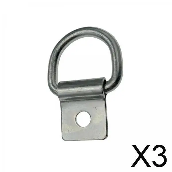 

Galvanized Iron D Loop Tie Down Anchor Car Fixing Pull Loop Easy Installation for Boat Deck Trailer Warehouse