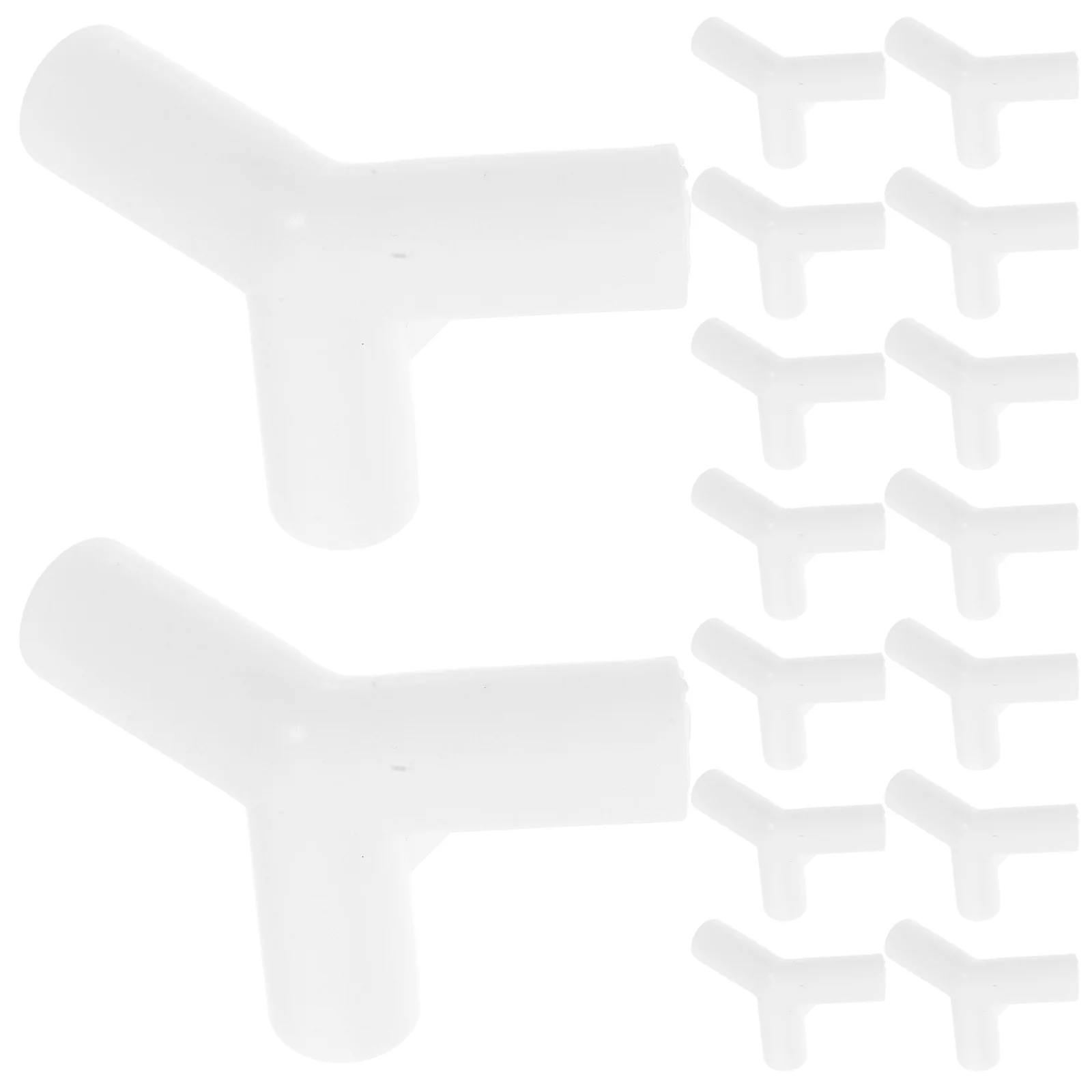 

20Pcs Heavy Duty 3-Way Plastic Tee Connector 135 Degree for 12Mm Pipes Tent Pole Joint Fitting Canopy Greenhouse Frame Connector