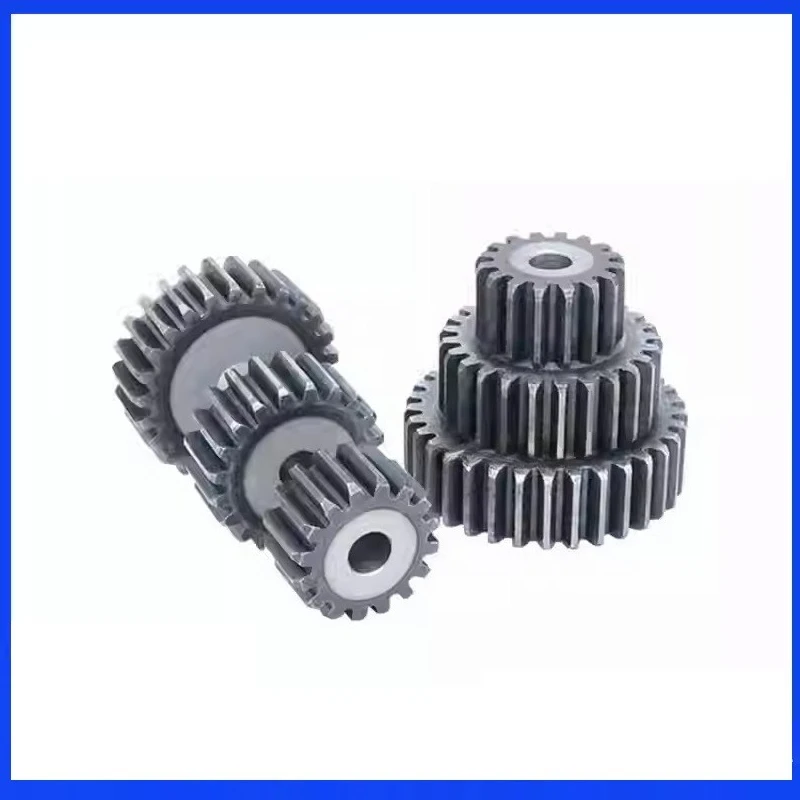 Spur Gear Process Hole Pinion Gears 10-25 Teeth Flat Cylindrical High Frequency Quenching Tramission Model 3 Gears