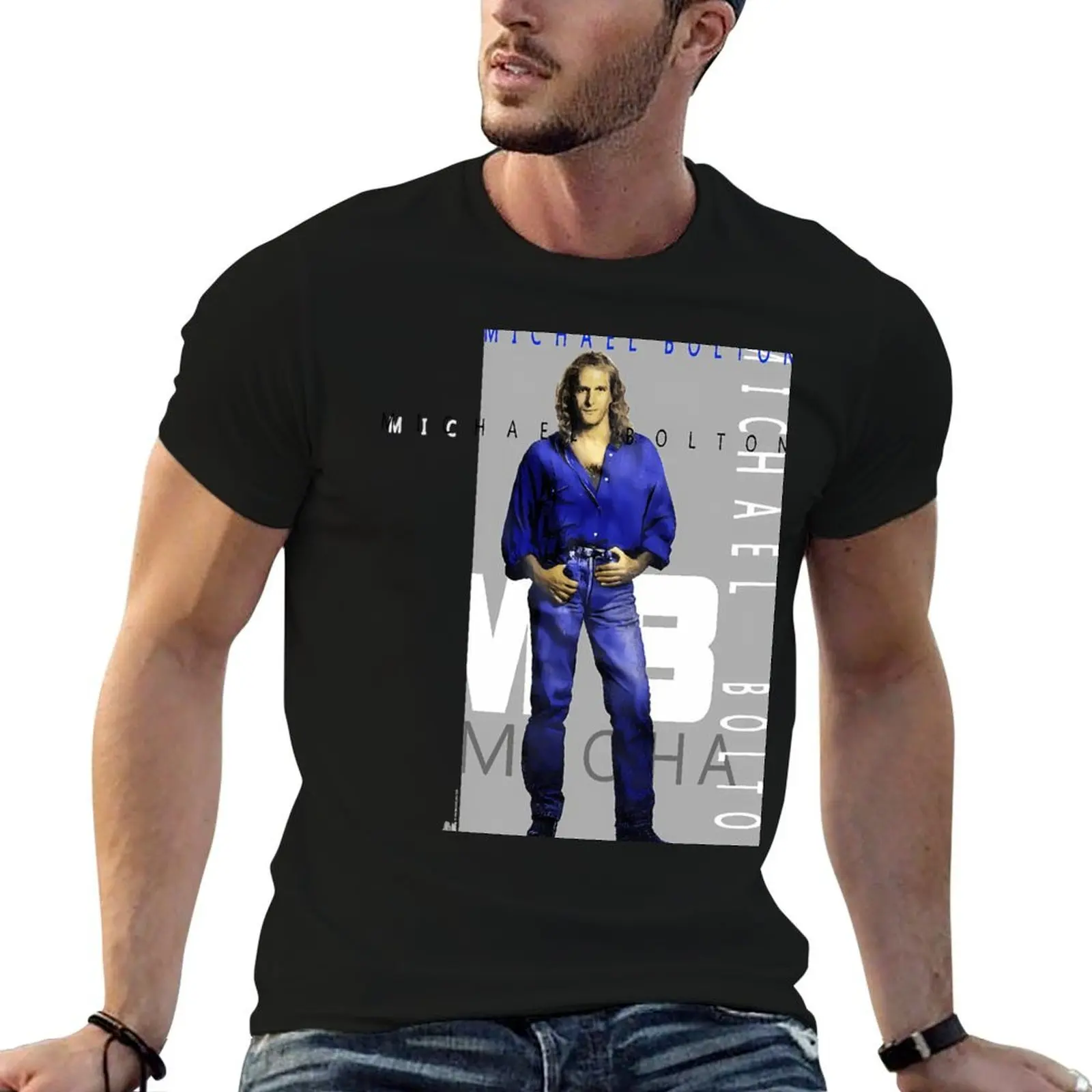 

Michael Bolton 1994 The One Thing Tour T-Shirt t shirts for man cotton soft anime t shirts for man T-Shirt