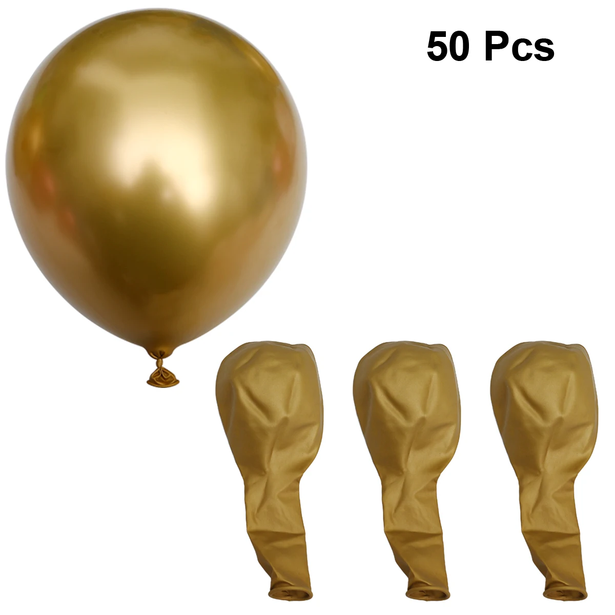 

50 Pcs Metallic Balloons Extra Large Latex for Birthday Party Decorations Wedding Bridal Shower Festivals Event Supplies