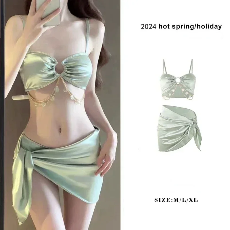 New Swimsuit Women Micro Bikini Bathing Suit Fashion Sexy Summer New Model Korean Version Cinjunto De Dos Piezas Mujer 2025