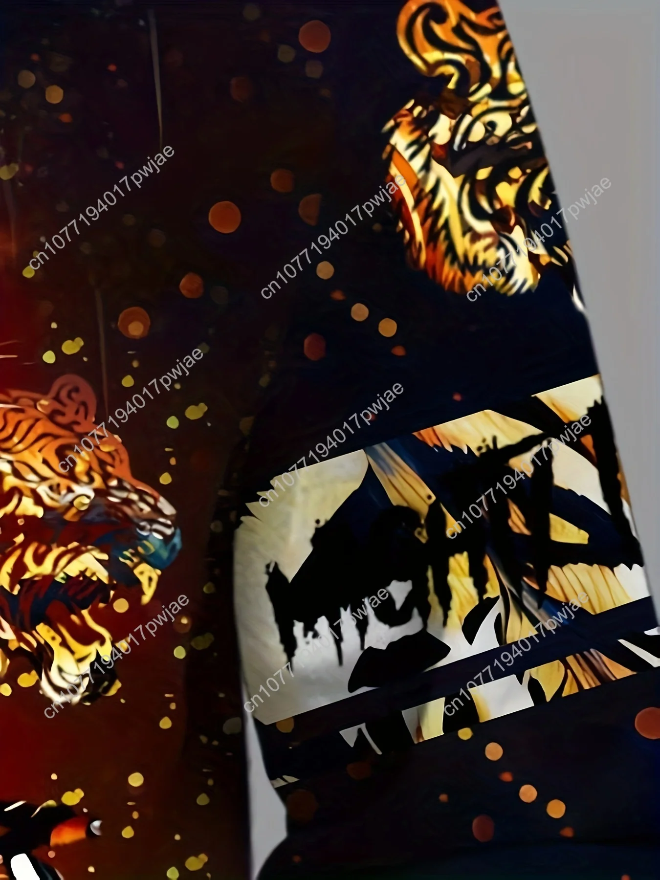 Moletom com capuz gráfico de tigre – ajuste solto confortável, pulôver moderno com capuz e bolso canguru, roupas masculinas de outono, design de impressão 3D