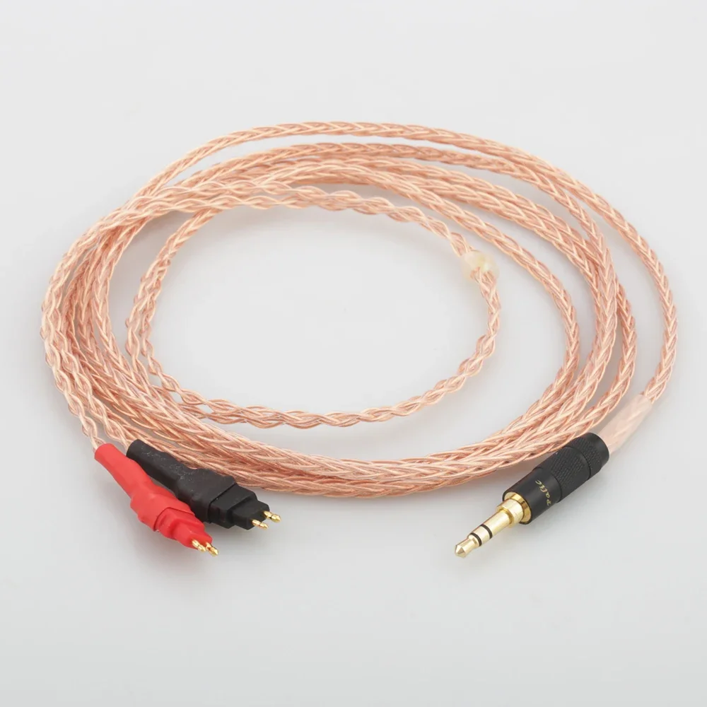 Audiocrast 807Cu 3,5 mm auf Kopfhörerkabel für Kopfhörer HD600 HD650 HD525 HD545 HD565 HD580 Kopfhörer Ersatz-Audiokabel