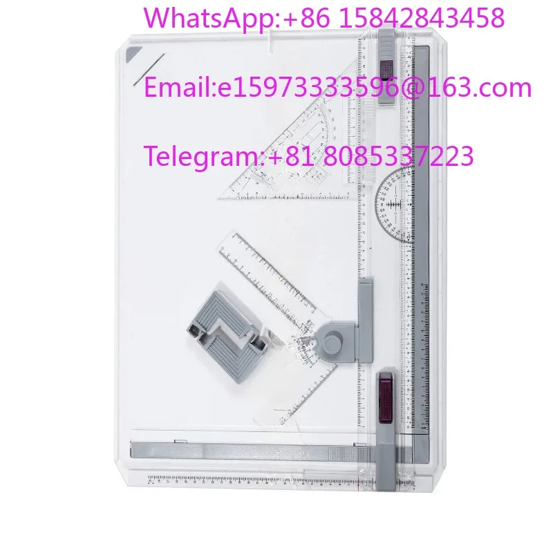 Portable Parallel Straightedge Drafting Board Parallel Motion System for Architectural Sketch Graphic Drawing