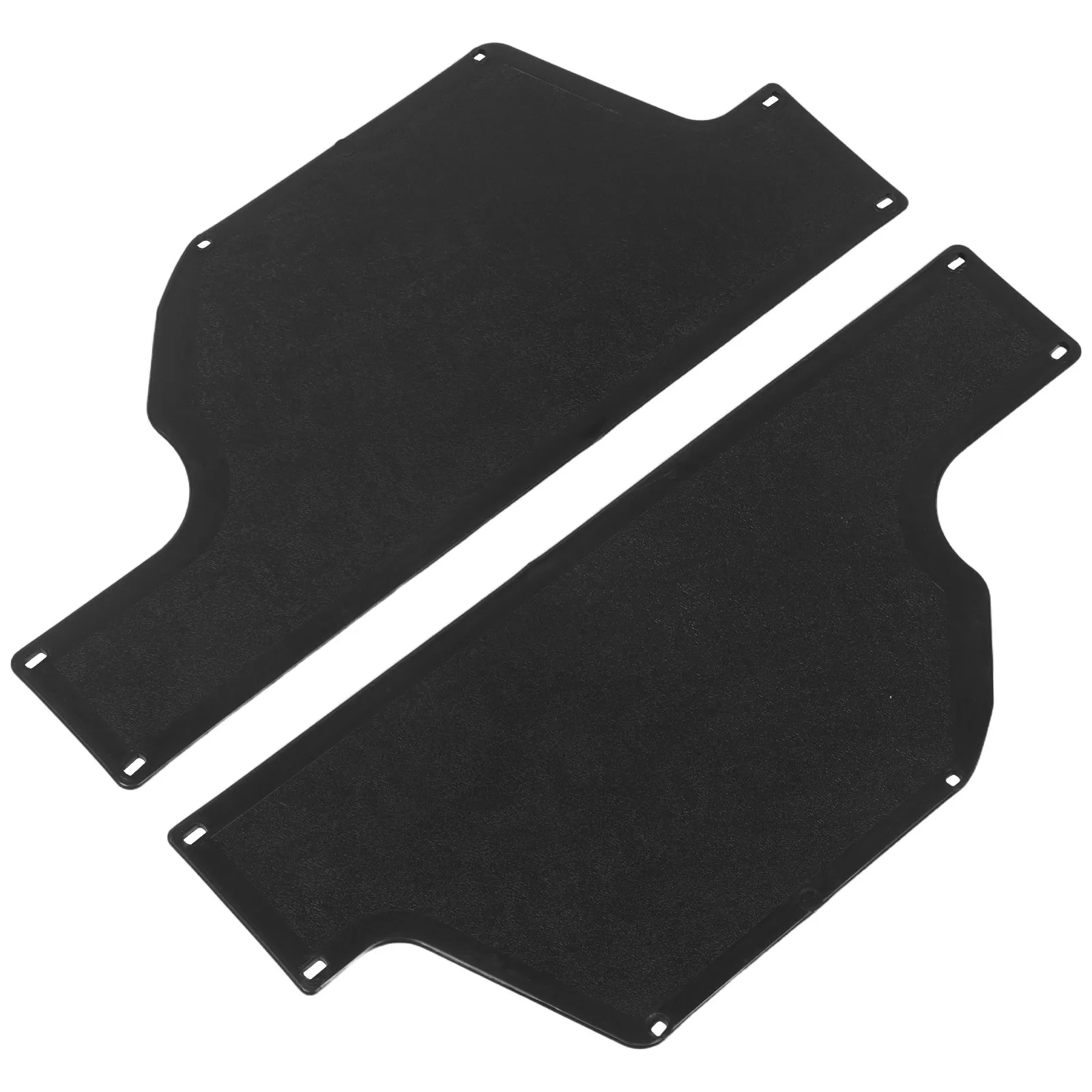 2Pcs Wheelchair Side Cover Black Plastic Wind Proof Board Electric Wheelchair Mudguard Panel Clothing Guard Outdoor Accessories