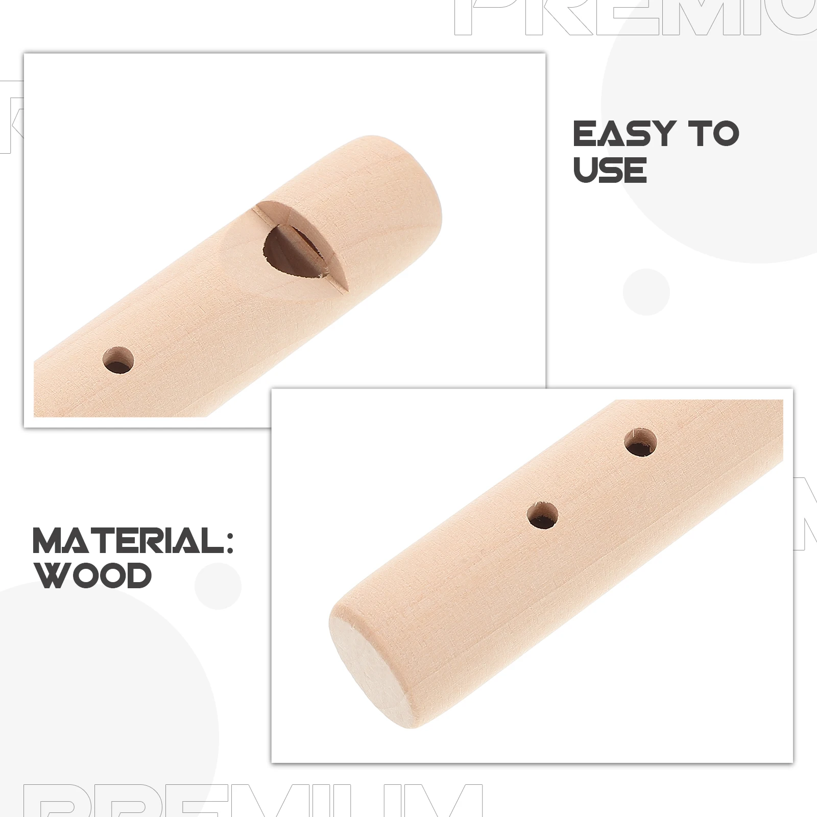 Mini juguete de madera Diy, instrumento Musical pintable para niños, sin pintar, tren de boca musical pequeño, decoración de cumpleaños