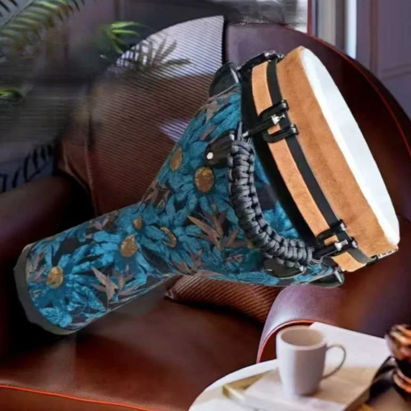 

10 Inch Djembe Drum Professional Performance African Drums Adult Beginners Tambourine Handheld Portable Percussion Instruments