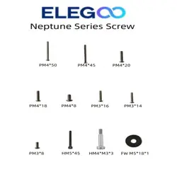 For Elegoo neptune 3 series screw kit 3D printer parts Stainless steel material High quality accessories New