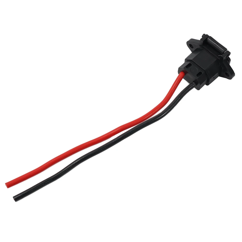 Hoge Kwaliteit Praktische Motorfiets Socket Oplader Elektrische E Bike 16Cm Draad Abs + Koperen Connector Stekker Elektrisch