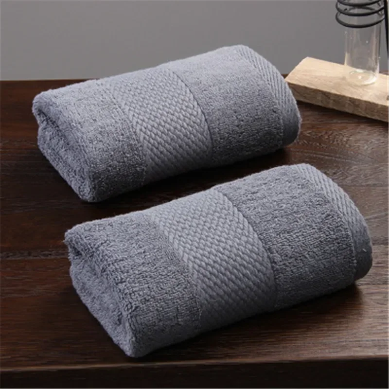 100% cotton towel bathroom 35*75cm Pink gray Khaki purple soft gift bathroom Shower Super absorbent face towel microfiber hair