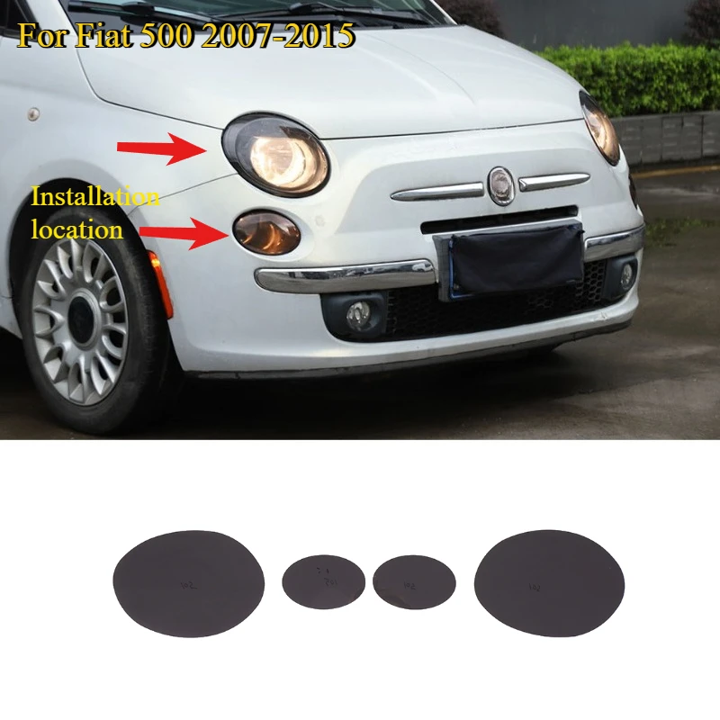 

For Fiat 500 front and rear headlight film, automotive headlight color change film, TPU automotive accessories 2007-2015