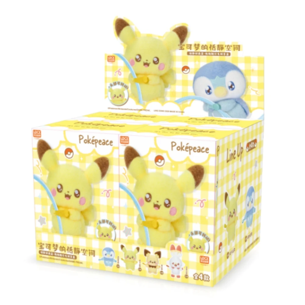 LDCX Poképeace Pokemon Pluche Blind Box Cheerleader Hug Series Zachte Pluche Sleutelhanger Collectible Cadeau voor Anime Verzamelaars