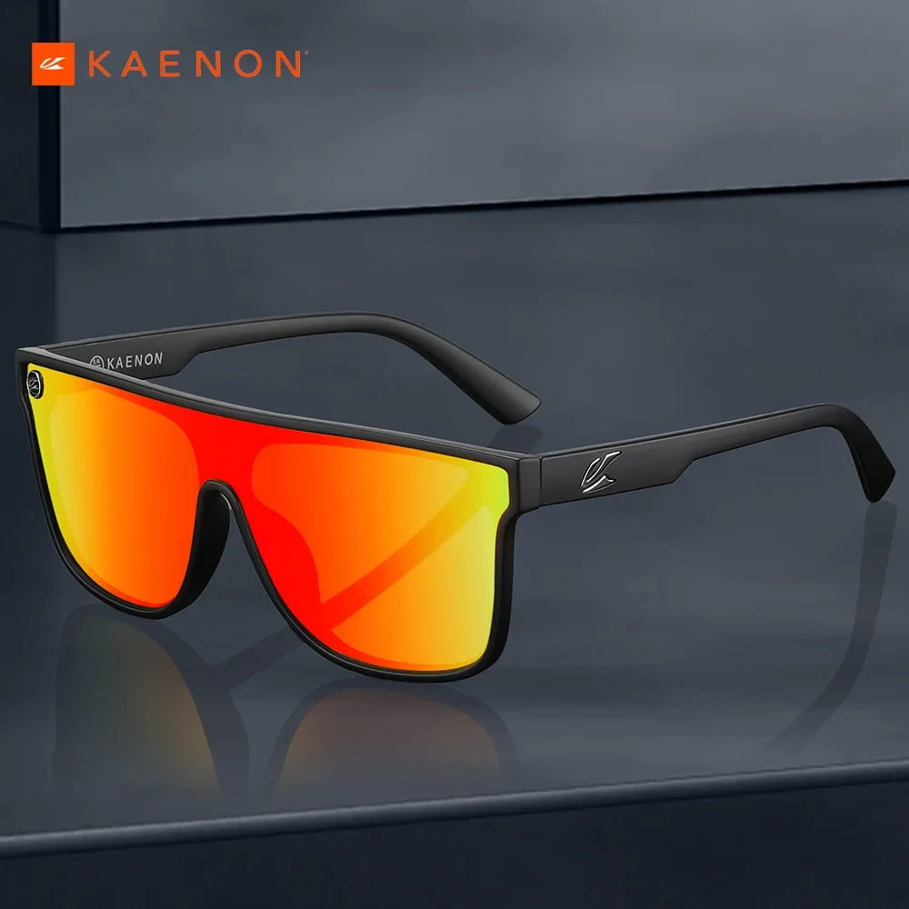 

KAENON цельные поляризационные солнцезащитные очки с линзами, женские модные красочные мужские солнцезащитные очки TR90, стильные очки для вождения и отдыха UV400