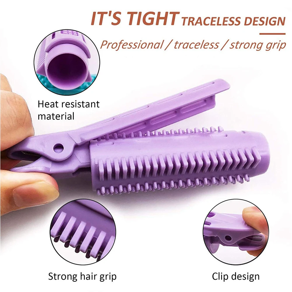 

6 шт., зажимы для объема волос, парикмахерские инструменты для укладки вьющихся волос, прочный, удобный, портативный, легкий вес