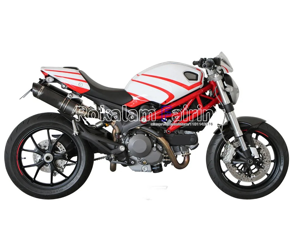 For Ducati 696 796 795 2009-2013 M1000 M1100 ABS Parts Aftermarket Sportbike Fairing (Injection molding)