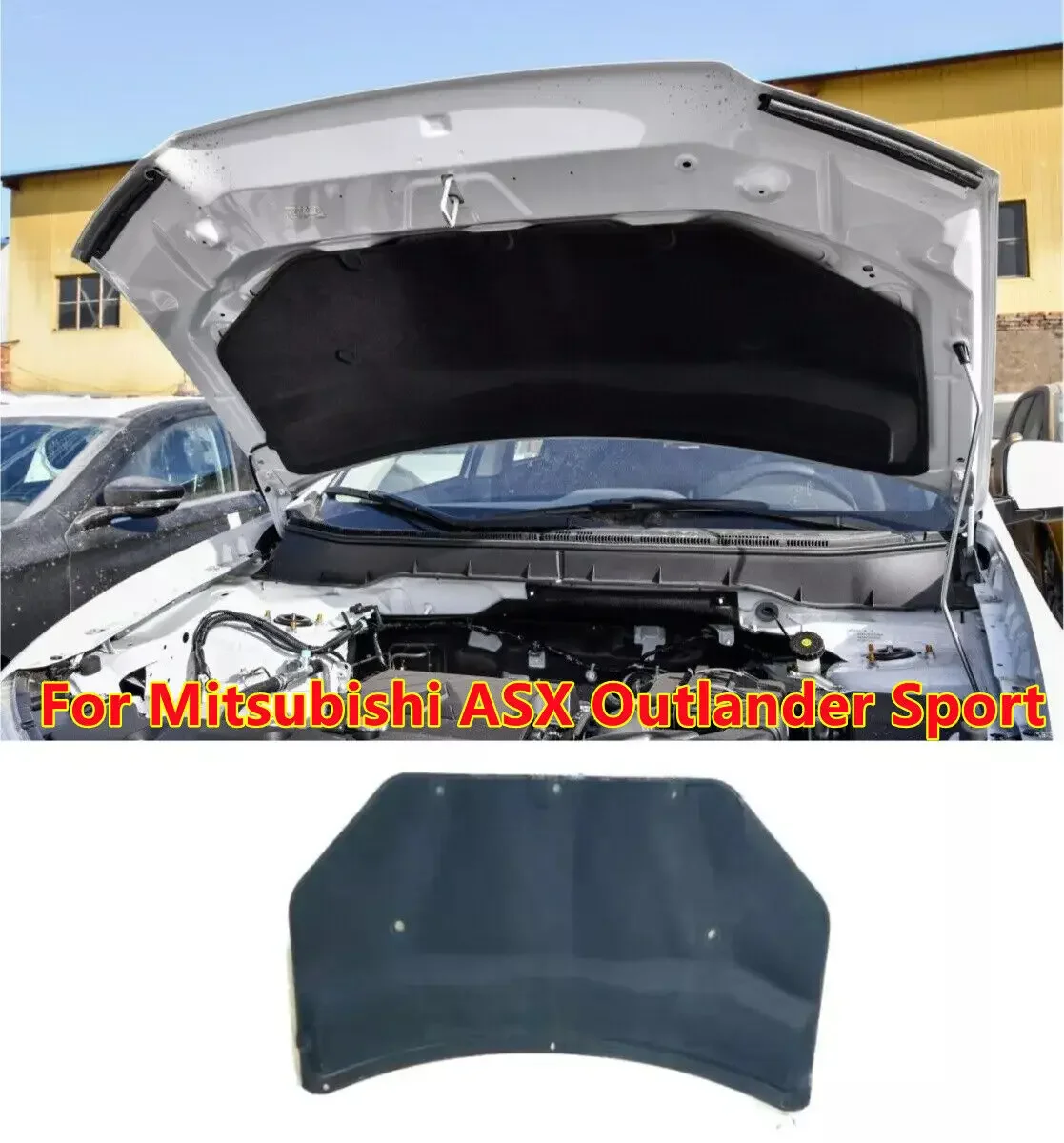 Engine Mat Hood Insulation Pad Heat Shield For Mitsubishi ASX Outlander Sport