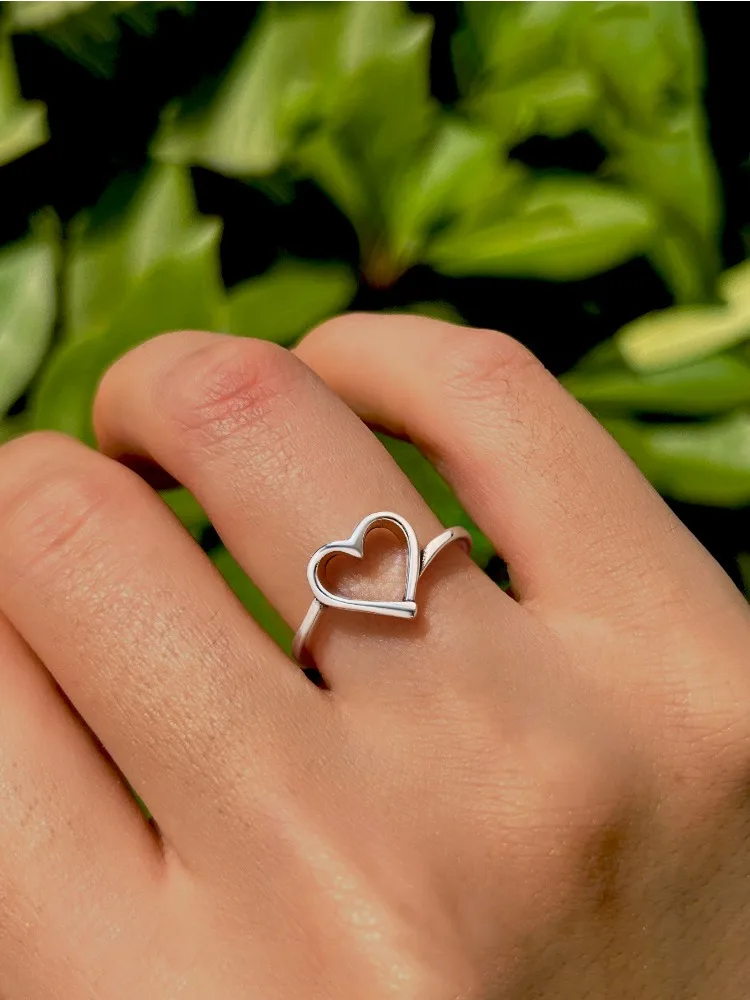 

925 Sterling Silver JamesAvery Vintage Hollow Love Rings for Women Engagement Wedding Anniversary High Quality Fine Jewelry Gift