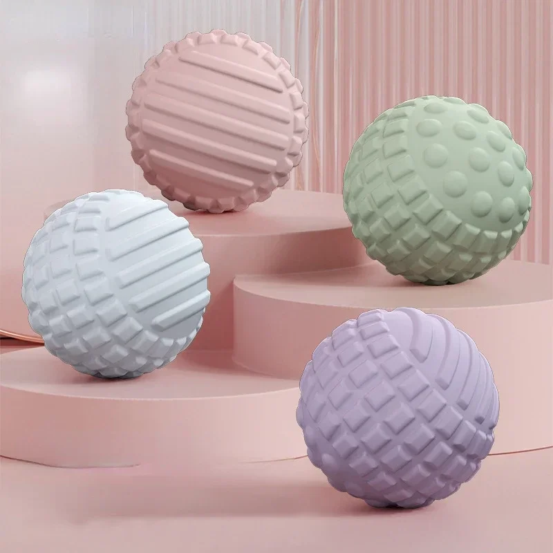 TPR Floating Point Muscle Relaxation Massager Light Massage Adsorption Ball Relieves Pain Reusable   Washable