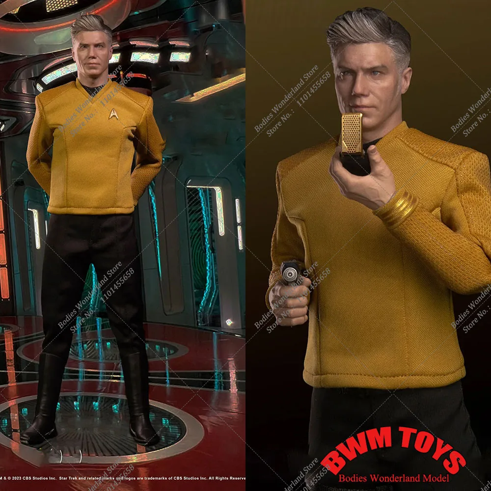 In Stock 1/6 Scale Collectible Science Fiction Film Christopher Pike Full Set 12'' Male Solider Action Figure Full Set Model Toy