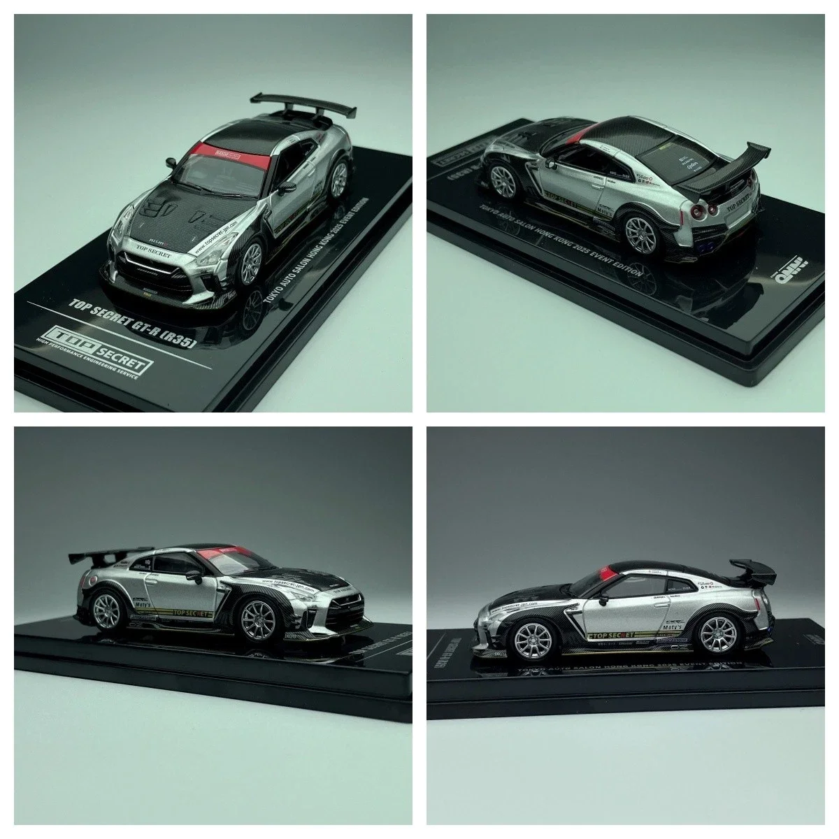 

Inno64 1:64 Skyline GT-R R35 Top Secret Tokyo Auto Salon 2025 Гонконг