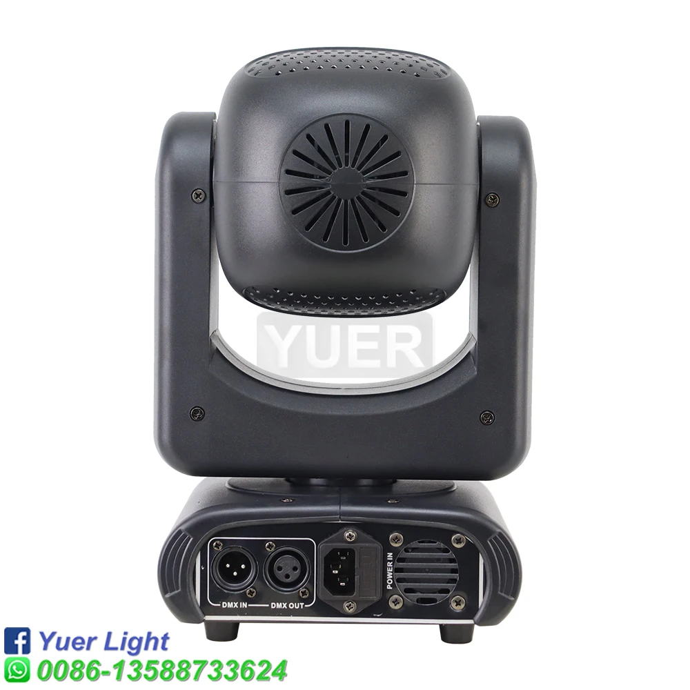 Imagem -05 - Led Moving Head Light Beam Spot 18prism Rainbow Effect Rgb 3in Smd Dmx dj Disco Party Clube Efeitos de Iluminação de Palco 120w