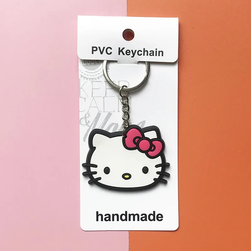

Hello Kitty Keychain Kawaii Anime Versatile Fashion Women Backpack Decoration Supplies Desktop Toy Pendant Girl Gift Wholesale