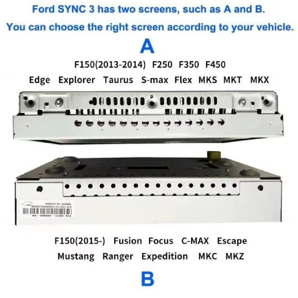 Factory SYNC2 to SYNC3 Upgrade Kit APIM Module Antenna Carplay GPS Navigation Fit for Ford Lincoln Sync 3 8G no Map