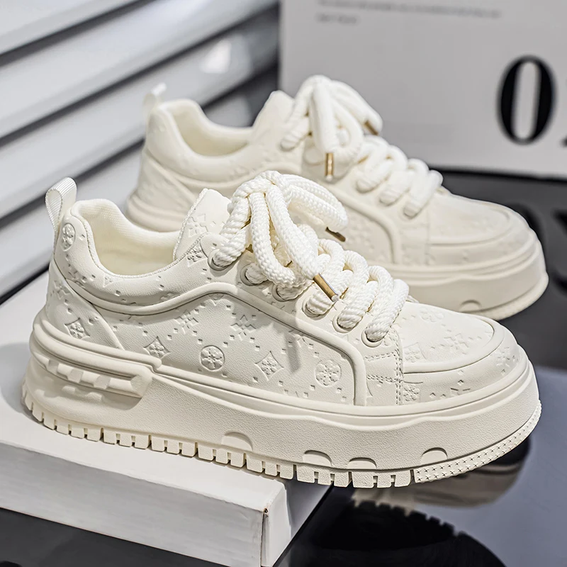 

New Large Size Fashion Thick-soled Sports Shoes Men's Sneakers Outdoor Men's Casual Shoes Running Punk Shoes Men's Loafers