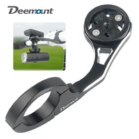 Soporte frontal extendido para ordenador de bicicleta, adaptador de soporte para cámara de montaje en manillar, compatible con cámara deportiva GoPro/Garmin/Bryton/Wahoo