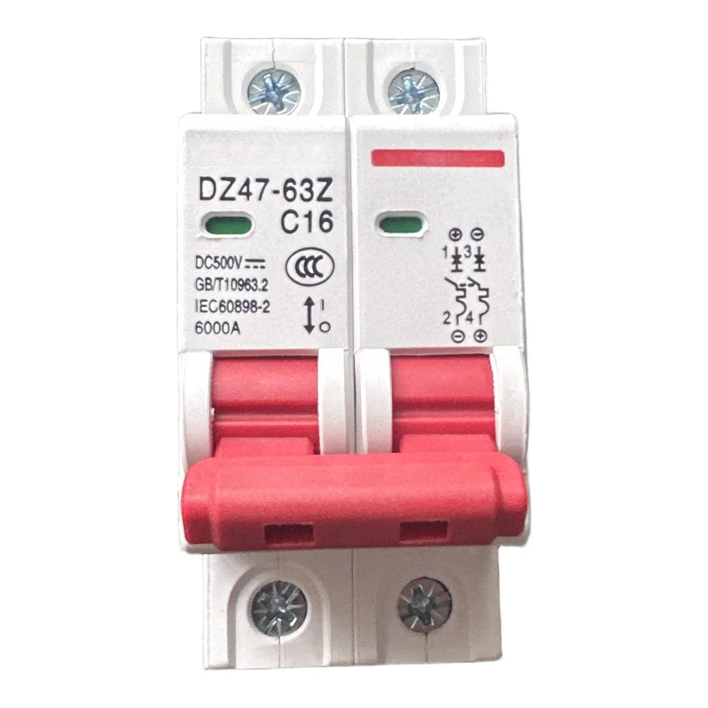 Circuit Breaker Breaker Front Wiring PV 10 16 20 32 40 63 Amp Solar Double for mcb Control Equipment Panels Circuit