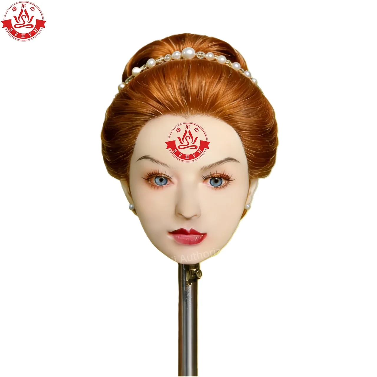

Wonanii Food Grade TPE Big Head HYH-THB-KX-0057, M16 Interface, Open Mouth Makeup Practice, Hairstyle Design, Jewelry Display