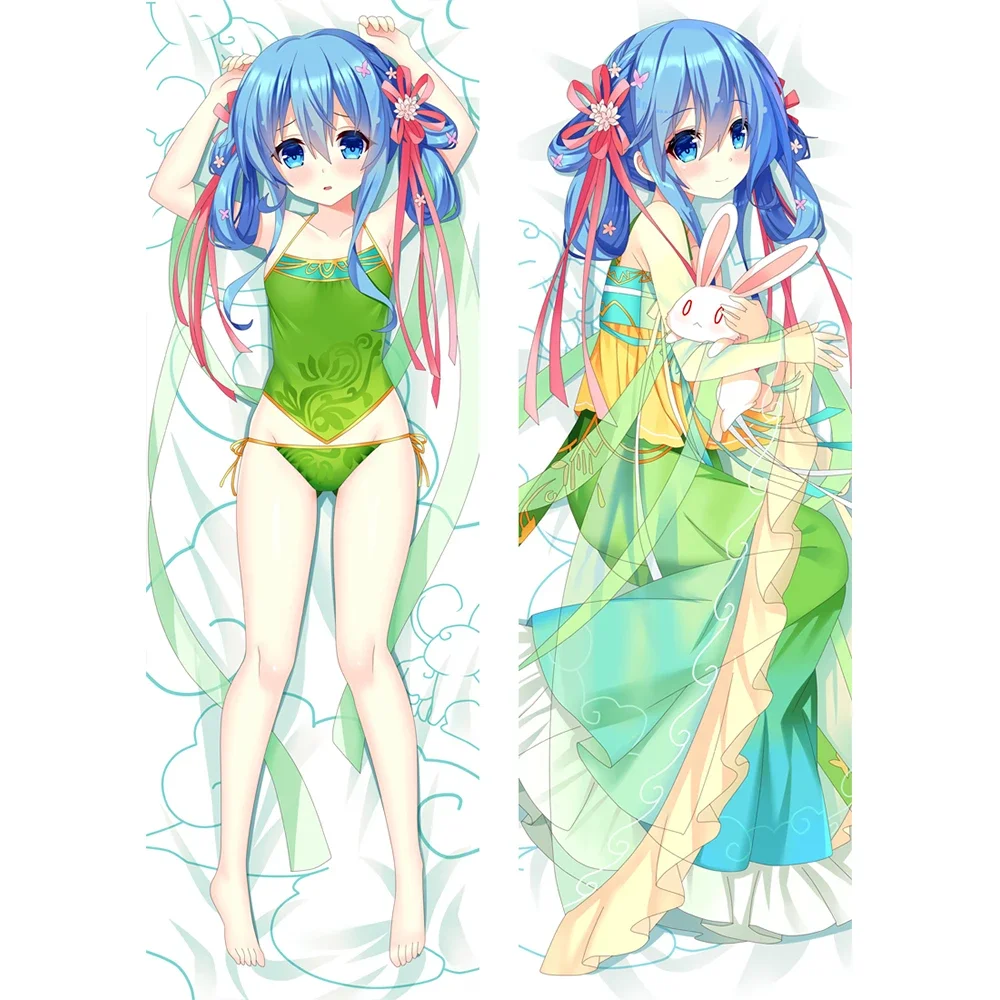 Anime Dakimakura Date A Live Himekawa Yoshino Hugging Body Life-Size Throw Cushion Pillow Cover Case Home Bedding Decor 150x50cm