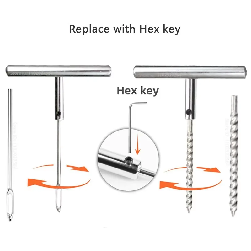 ZFOUEK أداة إصلاح إطارات السيارة طقم تصليح الإطارات أداة رصع مجموعة السيارات دراجة نارية الإطارات إصلاح ثقب المكونات اكسسوارات السيارات
