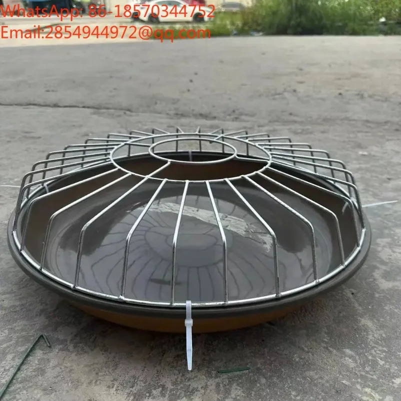 Cordless Automatic Chicken Feeder Anti‑Spill Rubber Feed Trough for Chicken Duck Goose Poultry Farming