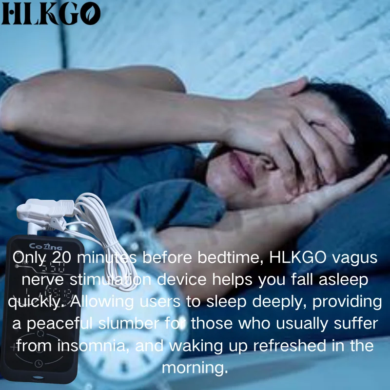 Clinical Grade Vagus Nerve Stimulation Ear Clip for Depression Anxiety Relief Nervo Vago Estimulador Oreja Home Wellness